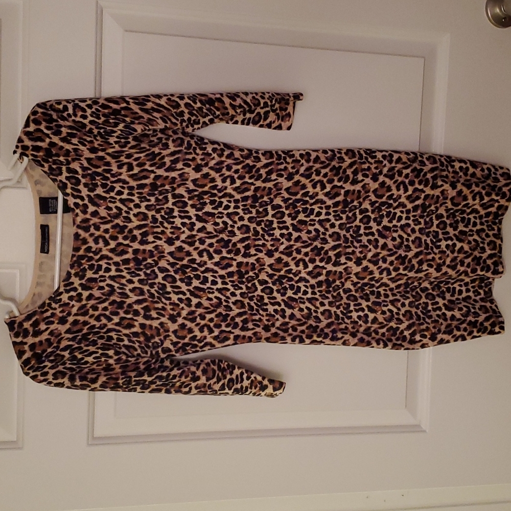 Animal print dress